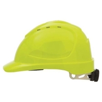 Pro Choice V9 Type 2 Hard Hat with Ratchet Harness - Fluro Yellow