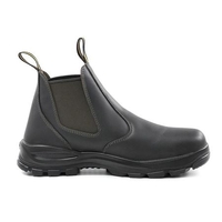 Bison RIDGE Slip On Safety Boot Chestnut 