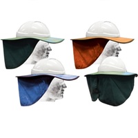 Hard Hat Brim with Neck Flap- Cloth