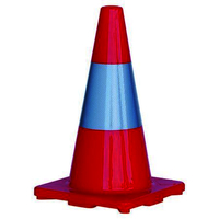 Pro Choice Orange PVC Traffic Cone / Reflective Tape 450mm