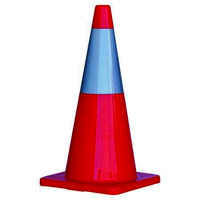 Pro Choice Orange PVC Traffic Cone / Reflective Tape 700mm