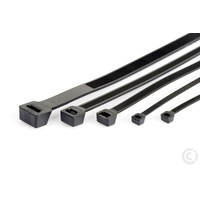 Cable ties - Standard Duty - BLACK 200 x 3.6mm 100/pack