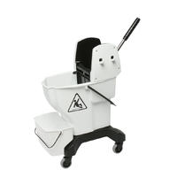 Edco Enduro Press Wringer & Bucket Complete WHITE