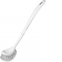 Oates White Toilet Brush