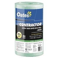 Oates Contractor Extra Thick Wipe Roll Green