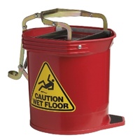 Oates Wide Mouth Bucket 16L Red