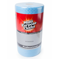 Wipel Heavy Duty Cleaning Wipes - Blue 80/roll