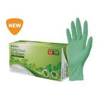 SafeClean Go Green Biodegradable Powder Free Nitrile Exam Gloves 100pk Medium