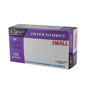 Capri Latex Gloves - Small 100 pkt