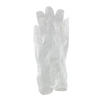 Clear Pre-Powdered Vinyl Gloves Extra Large 100pk
