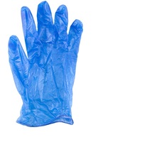 Blue Pre-Powdered Vinyl Gloves Small 100pk