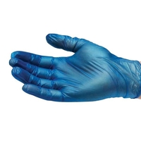 Blue PF Vinyl Gloves Small 100