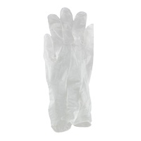Clear Powderfree Vinyl Gloves Large 100pk