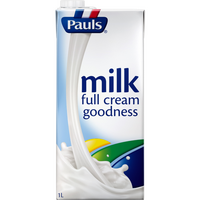 Pauls Full Cream Longlife Milk 1L