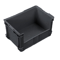 50L Side Access Crate Grey