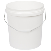 15L White Pail/Bucket Tamper Evident Sleeved