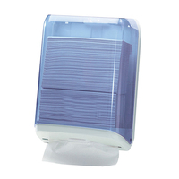 Stella Midi Fold Hand Towel Dispenser- Transparent