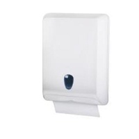 Slim Fold Hand Towel Dispenser White