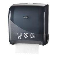 Jaws Mechanical Autocut Hand Towel Dispenser Black