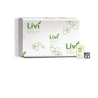 Livi Everyday Basics Multifold Hand Towel 1ply 4000/ctn