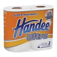 Handee Ultra Kitchen Towel 2ply 60sheet 6 x Double packs per carton