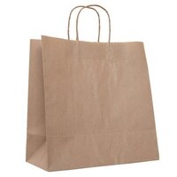 Kraft Brown Takeaway Bag with Twist Handle (305mm x 305mm + 175mm Gusset) 250/ctn