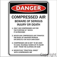 Danger Compressed Air