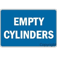 Empty Cylinders Sign