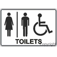 Toilets Male Female Disabled Picto Sign