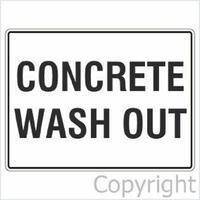 Concrete Wash Out Sign