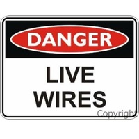 Live Wires Danger Sign