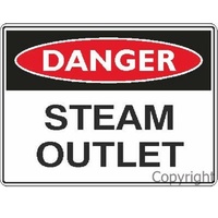 Steam Outlet - Danger Sign