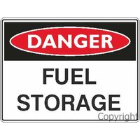 Fuel Storage - Danger Sign