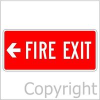 Fire Exit Left Sign