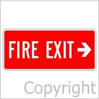 Fire Exit Right Sign