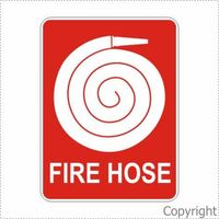 Fire Hose Sign