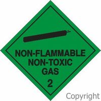Hazchem Sign - 2 Non-Flammable Non-Toxic Gas