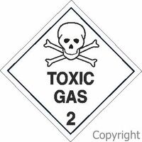 Hazchem Sign - 2 Toxic Gas