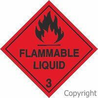 Flammable Liquid Sign