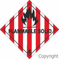 Hazchem Sign - 4 Flammable Solid