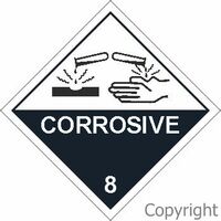 Hazchem Sign - 8 Corrosive
