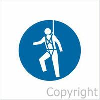 Picto Safety Harness Sign