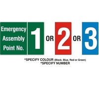 Assembly Point No. Sign