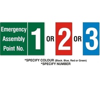 Emergency Sign - Emergency Assembly Point No.