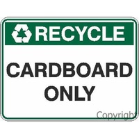 Recycle- Cardboard Only