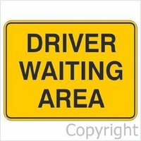 Car Park Sign - Driver Waiting Area