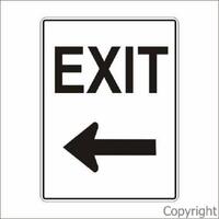 Exit Left Sign