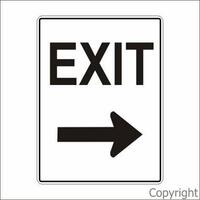 Exit Right Sign