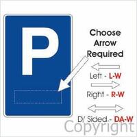 Parking L/R Sign