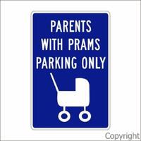 Parents With Prams Parking Sign